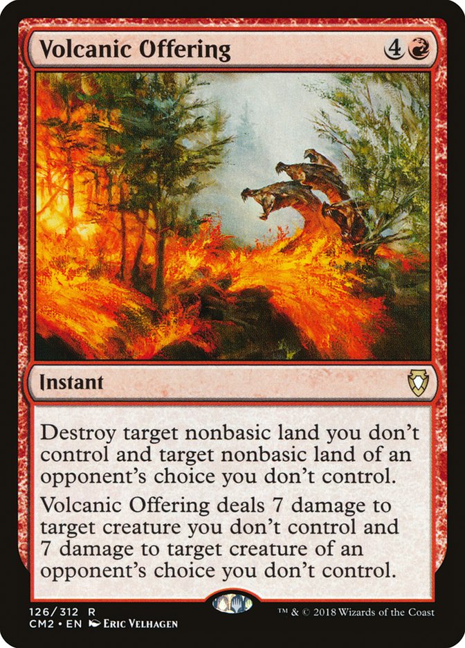 Volcanic Offering [Commander Anthology Volume II] MTG Single Magic: The Gathering | Red Claw Gaming