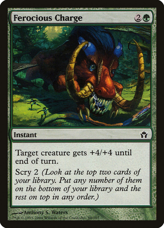 Ferocious Charge [Fifth Dawn] MTG Single Magic: The Gathering | Red Claw Gaming