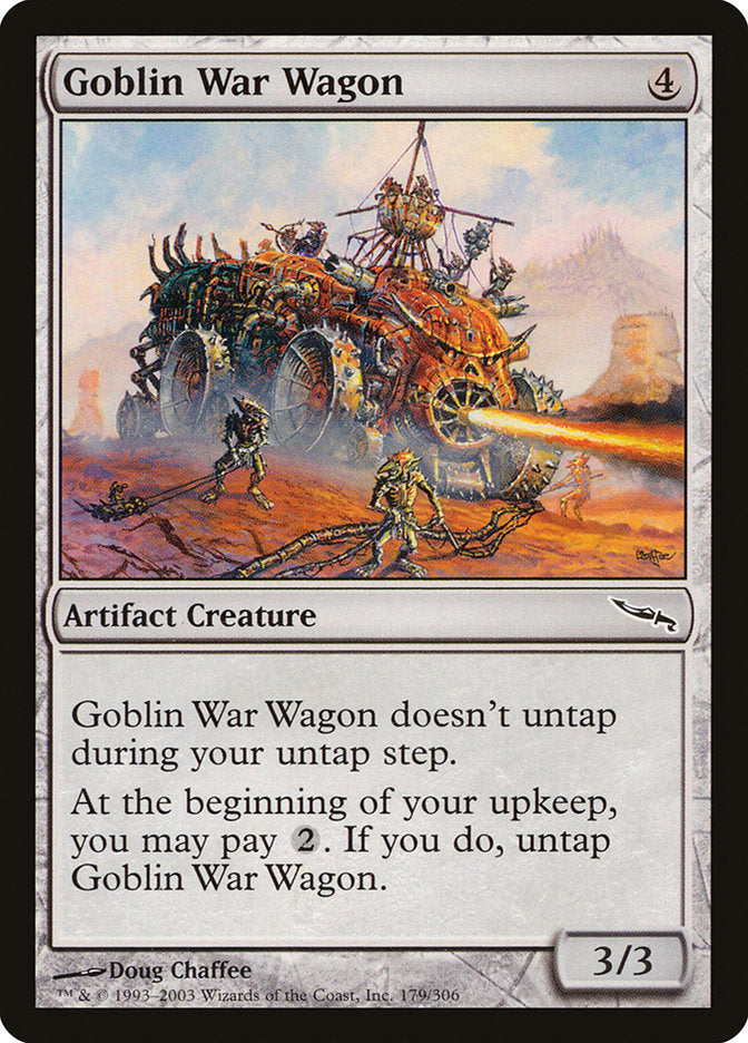 Goblin War Wagon [Mirrodin] MTG Single Magic: The Gathering | Red Claw Gaming