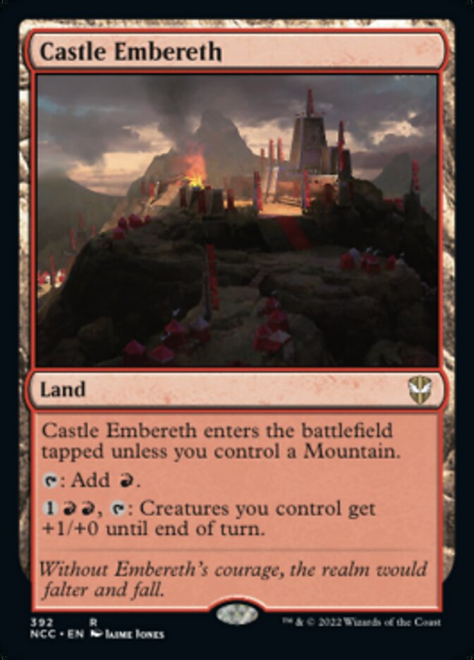 Castle Embereth [Streets of New Capenna Commander] MTG Single Magic: The Gathering | Red Claw Gaming