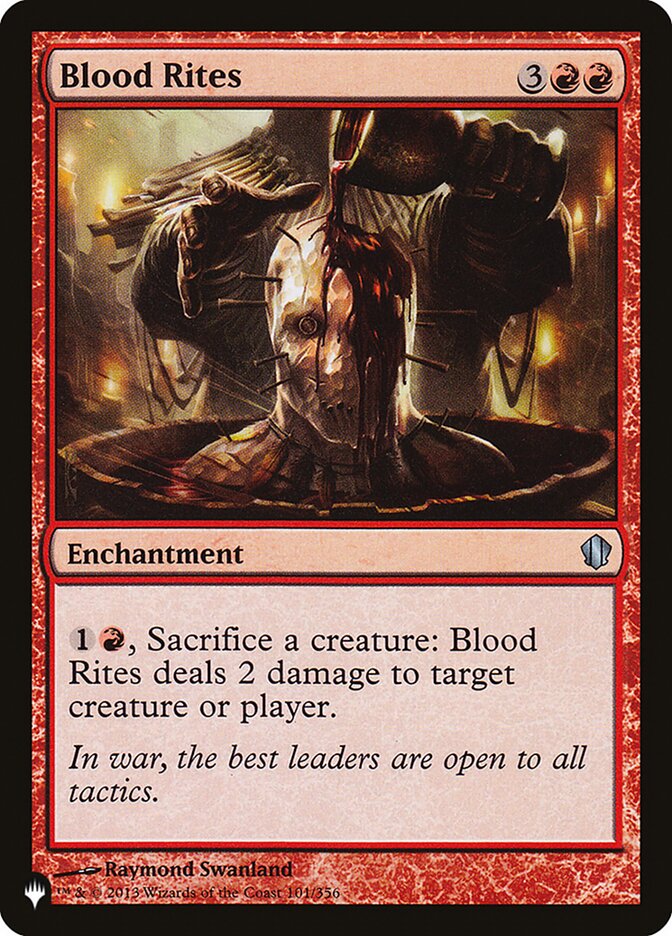 Blood Rites [The List] MTG Single Magic: The Gathering | Red Claw Gaming