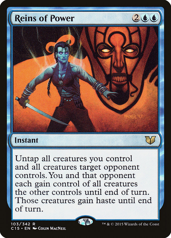 Reins of Power [Commander 2015] MTG Single Magic: The Gathering | Red Claw Gaming