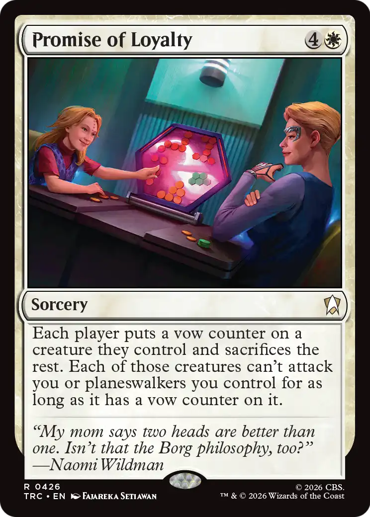 Promise of Loyalty (Surge Foil) [Star Trek Commander] | Red Claw Gaming