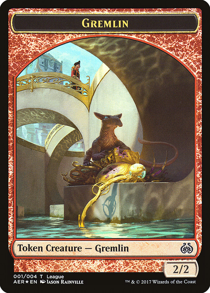 Gremlin // Energy Reserve Double-Sided Token [League Tokens 2017] MTG Single Magic: The Gathering | Red Claw Gaming