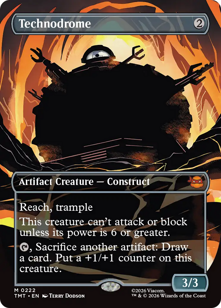 Technodrome (Borderless) [Teenage Mutant Ninja Turtles] MTG Single Magic: The Gathering | Red Claw Gaming