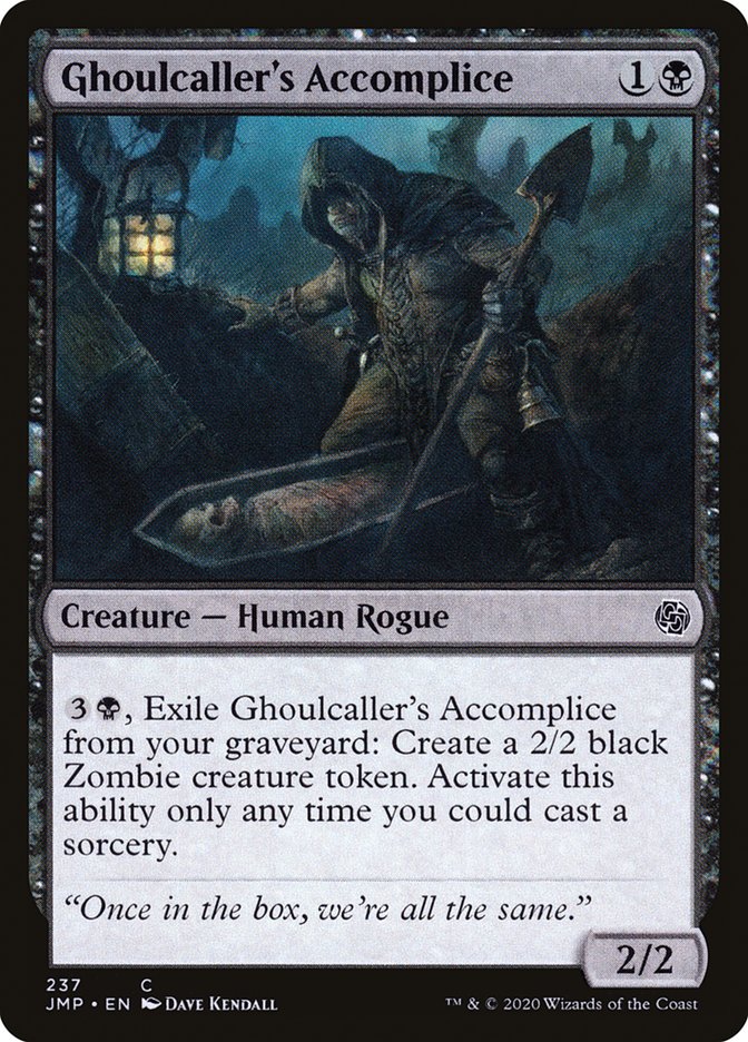 Ghoulcaller's Accomplice [Jumpstart] MTG Single Magic: The Gathering | Red Claw Gaming