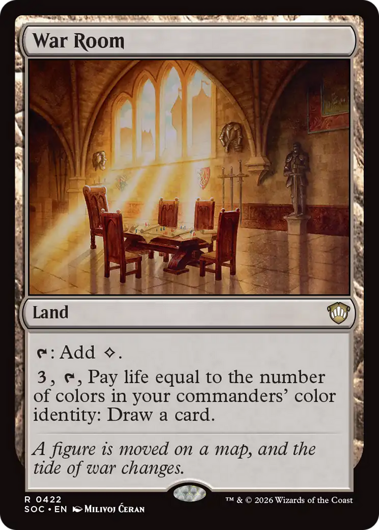 War Room [Secrets of Strixhaven Commander] MTG Single Magic: The Gathering | Red Claw Gaming