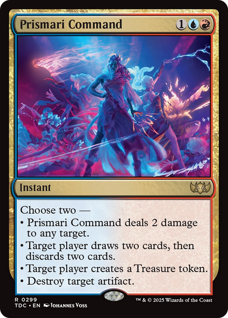 Prismari Command [Tarkir: Dragonstorm Commander] MTG Single Magic: The Gathering | Red Claw Gaming
