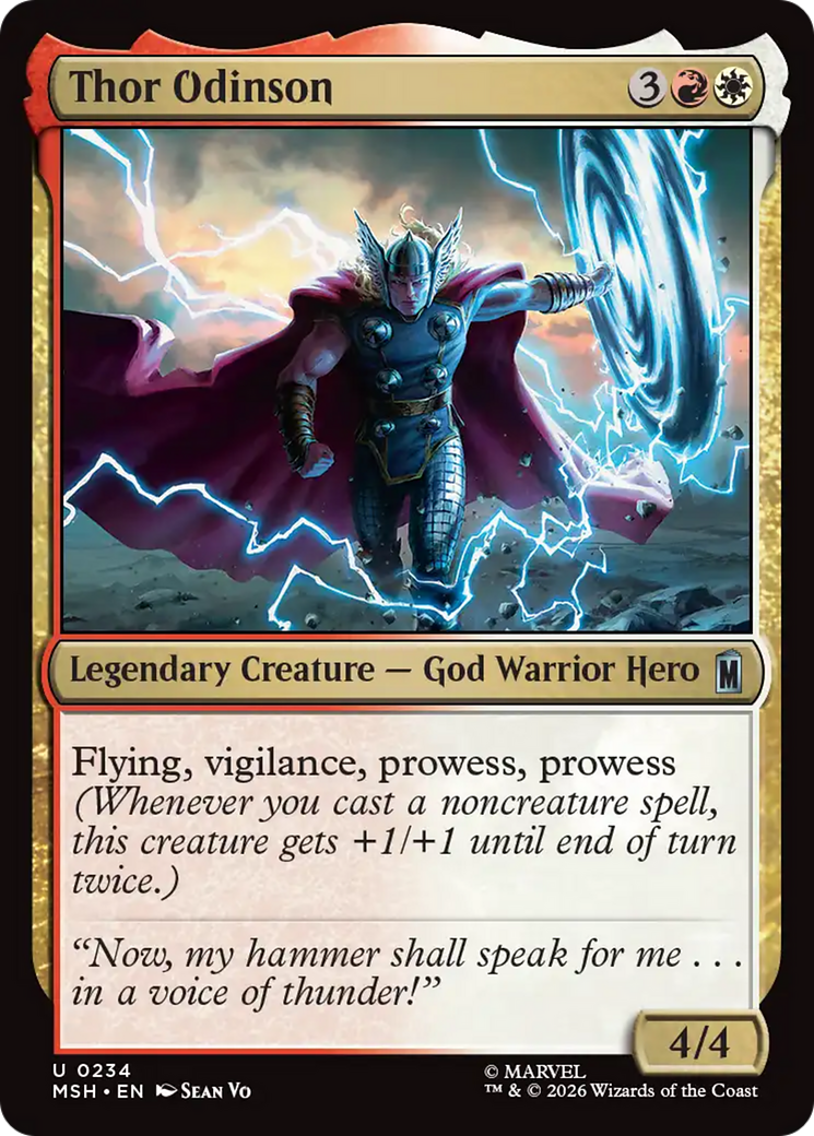 Thor Odinson [Marvel Super Heroes] MTG Single Magic: The Gathering | Red Claw Gaming