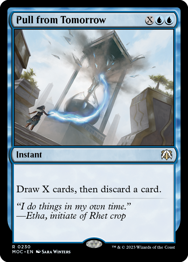 Pull from Tomorrow [March of the Machine Commander] MTG Single Magic: The Gathering | Red Claw Gaming