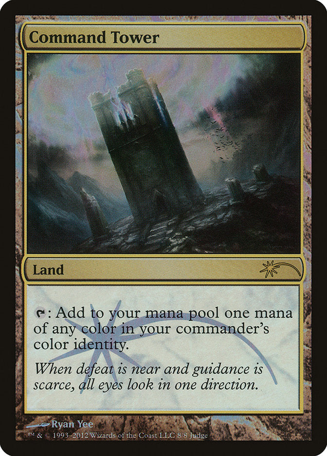 Command Tower [Judge Gift Cards 2012] MTG Single Magic: The Gathering | Red Claw Gaming