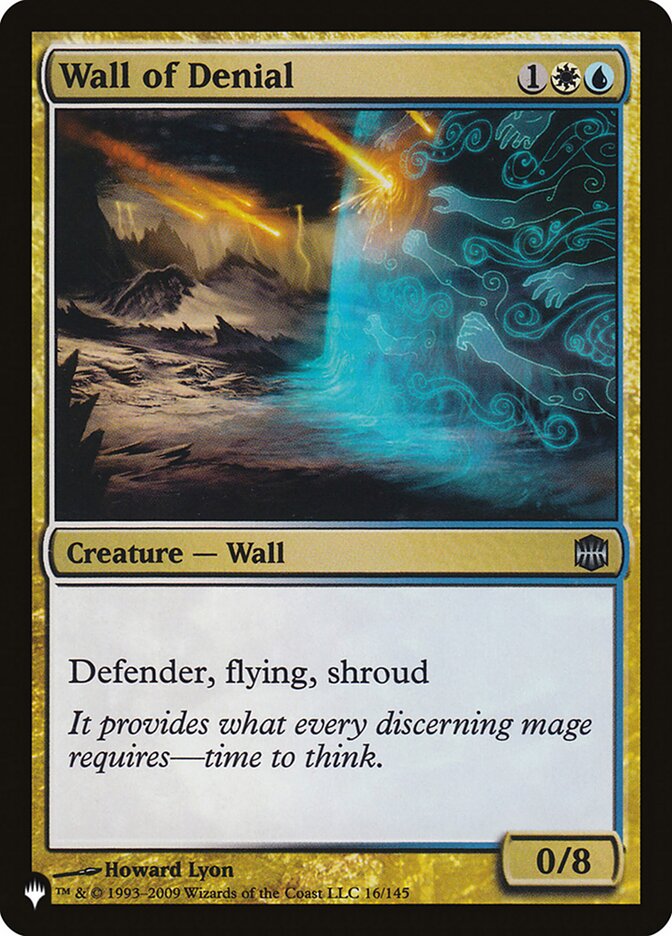 Wall of Denial [The List] MTG Single Magic: The Gathering | Red Claw Gaming