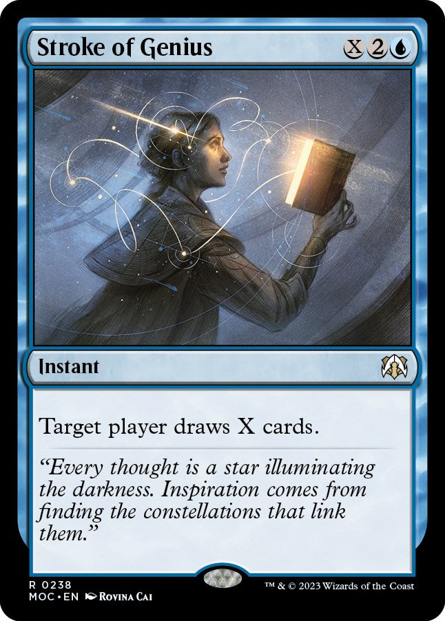 Stroke of Genius [March of the Machine Commander] MTG Single Magic: The Gathering | Red Claw Gaming