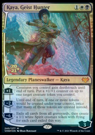 Kaya, Geist Hunter [Innistrad: Crimson Vow Prerelease Promos] MTG Single Magic: The Gathering | Red Claw Gaming