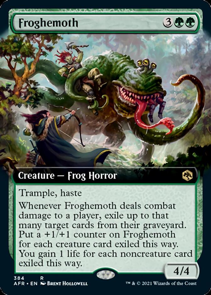 Froghemoth (Extended Art) [Dungeons & Dragons: Adventures in the Forgotten Realms] MTG Single Magic: The Gathering | Red Claw Gaming