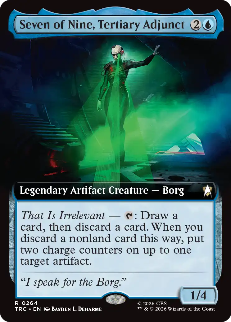 Seven of Nine, Tertiary Adjunct (Extended Art) [Star Trek Commander] | Red Claw Gaming
