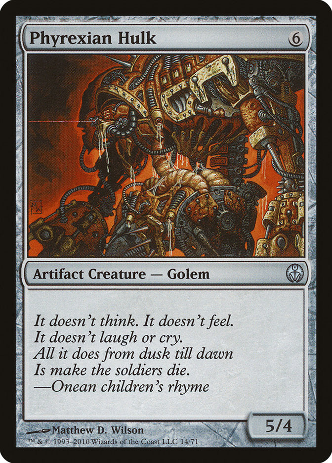 Phyrexian Hulk [Duel Decks: Phyrexia vs. the Coalition] MTG Single Magic: The Gathering | Red Claw Gaming