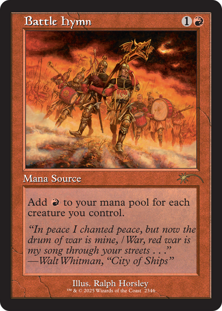 Battle Hymn [Secret Lair Drop Series] MTG Single Magic: The Gathering | Red Claw Gaming