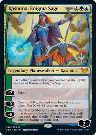 Kasmina, Enigma Sage (Promo Pack) [Strixhaven: School of Mages Promos] MTG Single Magic: The Gathering | Red Claw Gaming