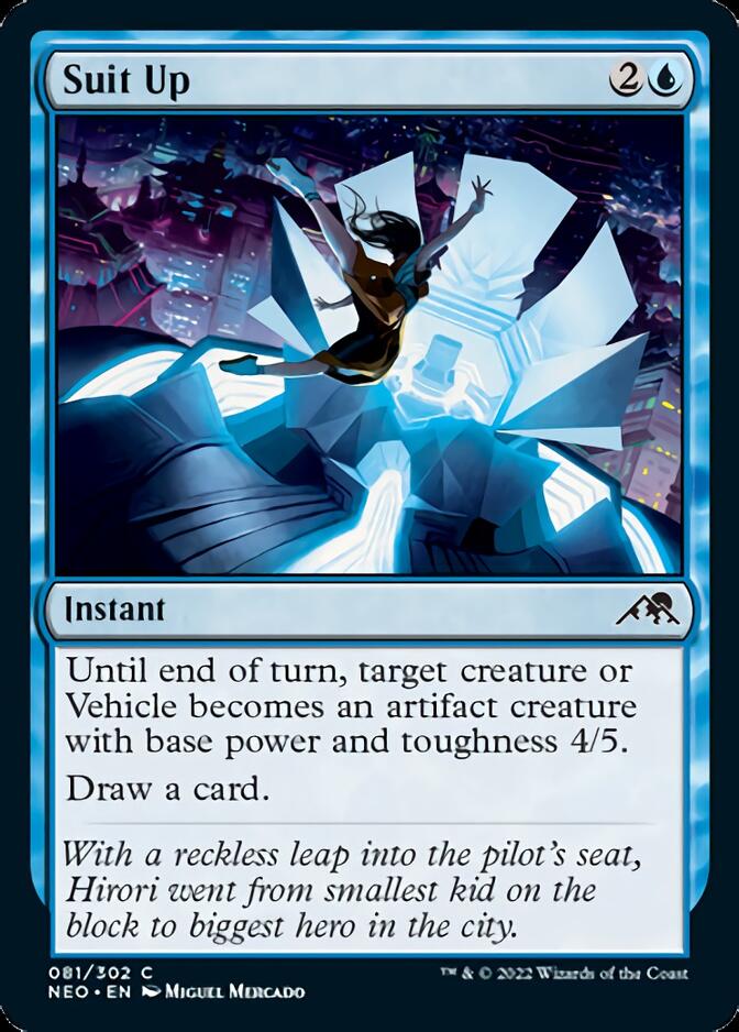 Suit Up [Kamigawa: Neon Dynasty] MTG Single Magic: The Gathering    | Red Claw Gaming