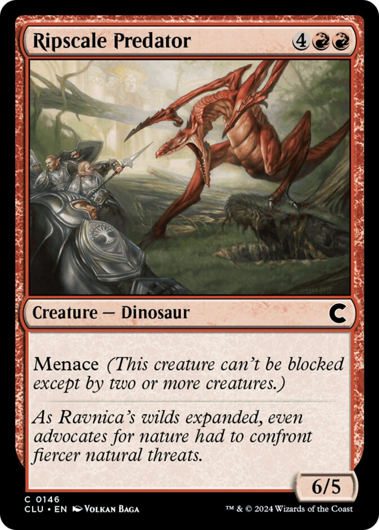 Ripscale Predator [Ravnica: Clue Edition] MTG Single Magic: The Gathering | Red Claw Gaming