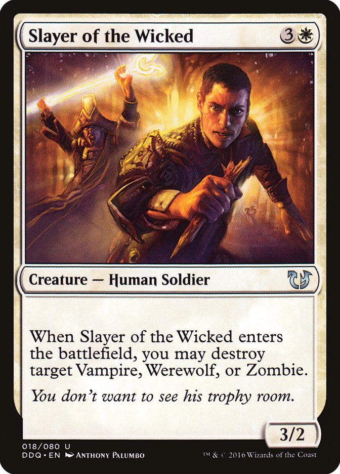 Slayer of the Wicked [Duel Decks: Blessed vs. Cursed] MTG Single Magic: The Gathering | Red Claw Gaming