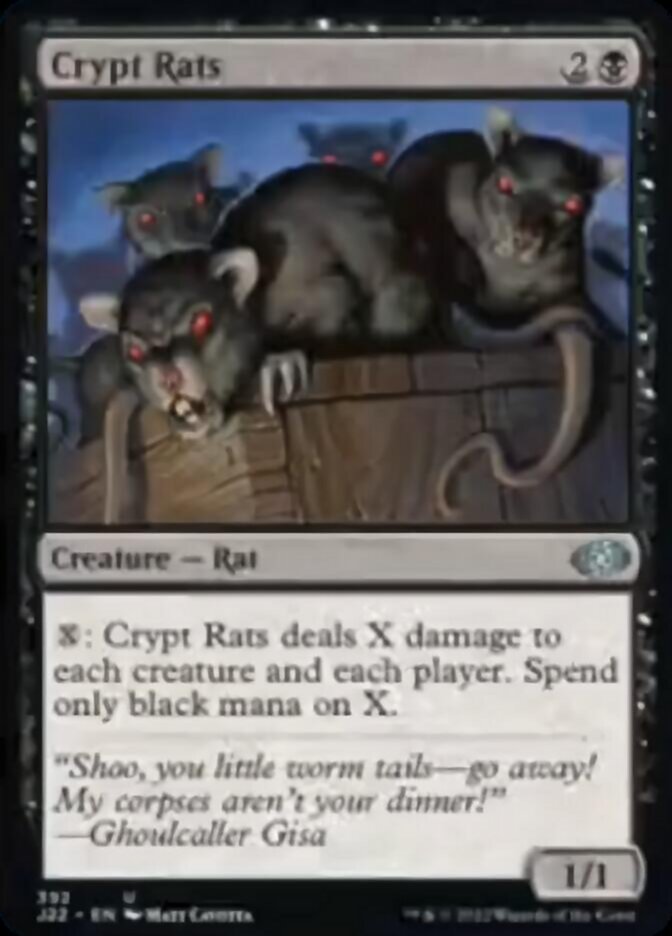 Crypt Rats [Jumpstart 2022] MTG Single Magic: The Gathering | Red Claw Gaming