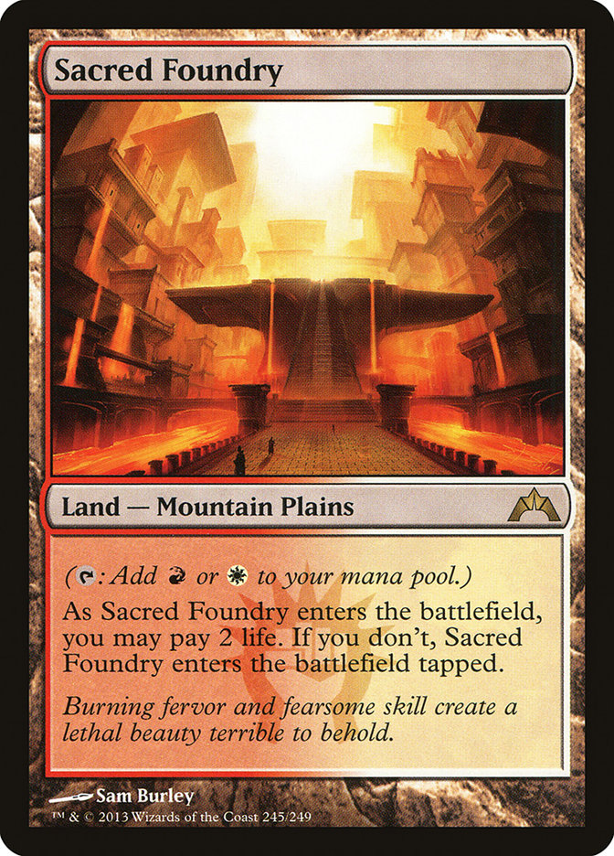Sacred Foundry [Gatecrash] MTG Single Magic: The Gathering | Red Claw Gaming
