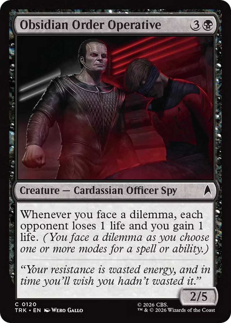 Obsidian Order Operative [Star Trek] | Red Claw Gaming