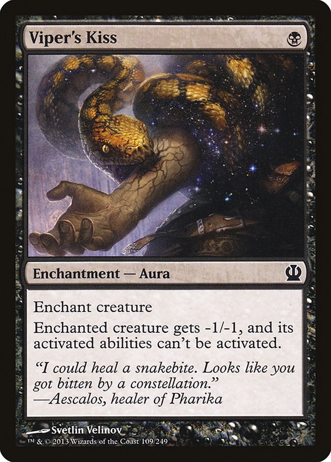 Viper's Kiss [Theros] MTG Single Magic: The Gathering | Red Claw Gaming