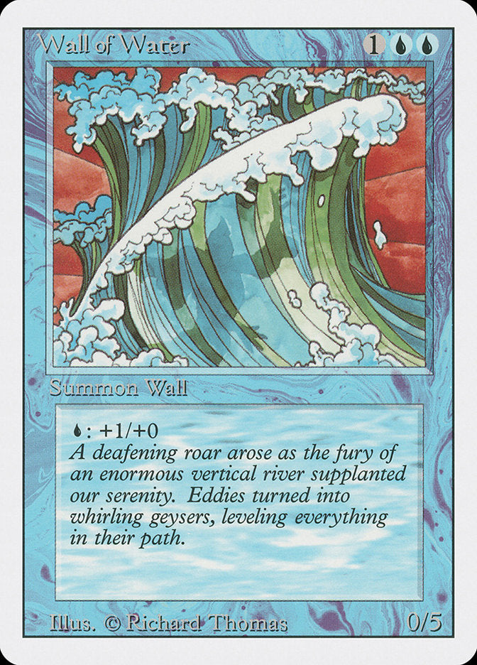 Wall of Water [Revised Edition] MTG Single Magic: The Gathering | Red Claw Gaming