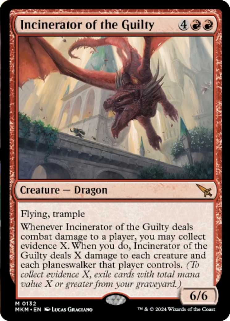 Incinerator of the Guilty [Murders at Karlov Manor] MTG Single Magic: The Gathering    | Red Claw Gaming