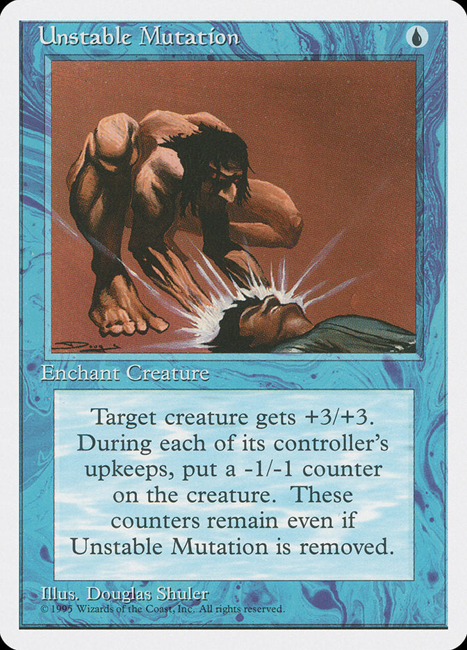 Unstable Mutation [Fourth Edition] MTG Single Magic: The Gathering | Red Claw Gaming