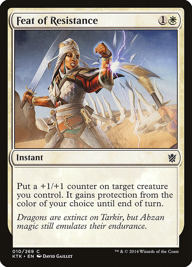 Feat of Resistance [Khans of Tarkir] MTG Single Magic: The Gathering | Red Claw Gaming