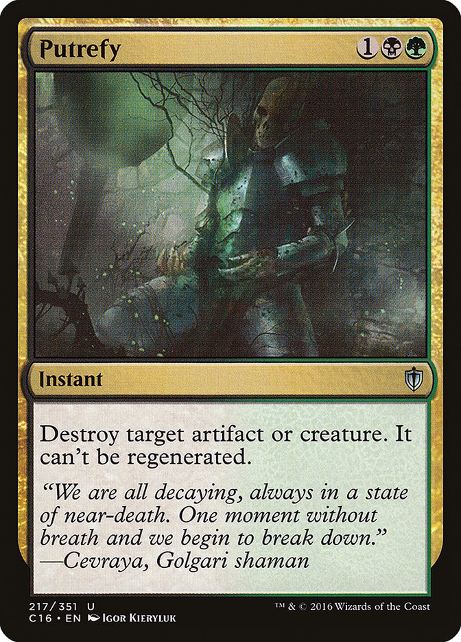 Putrefy [Commander 2016] MTG Single Magic: The Gathering | Red Claw Gaming
