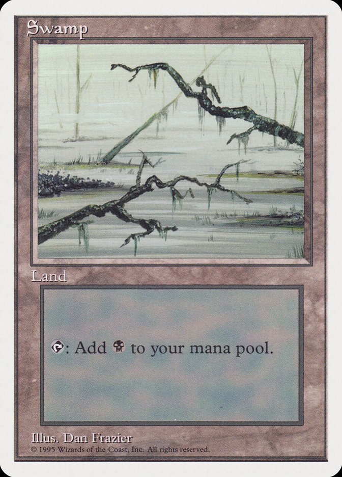 Swamp (Gray Water, Light Fog) [Rivals Quick Start Set] MTG Single Magic: The Gathering | Red Claw Gaming