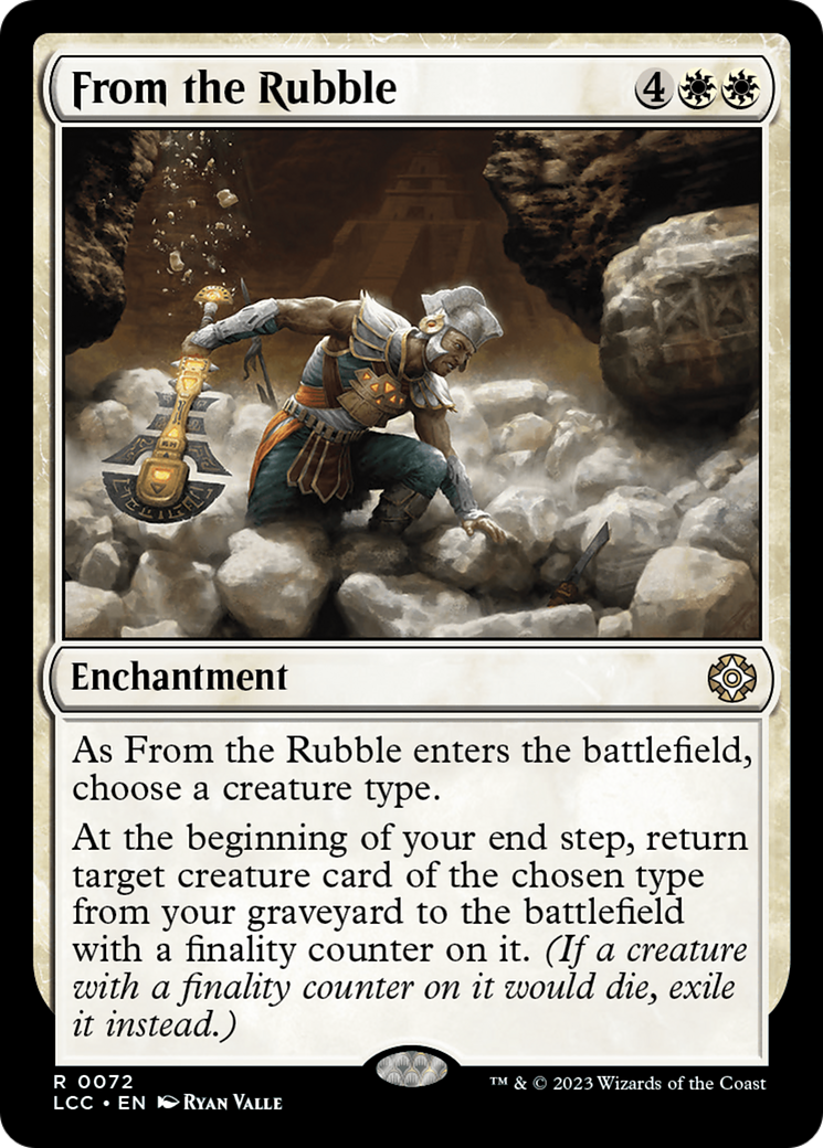 From the Rubble [The Lost Caverns of Ixalan Commander] MTG Single Magic: The Gathering | Red Claw Gaming