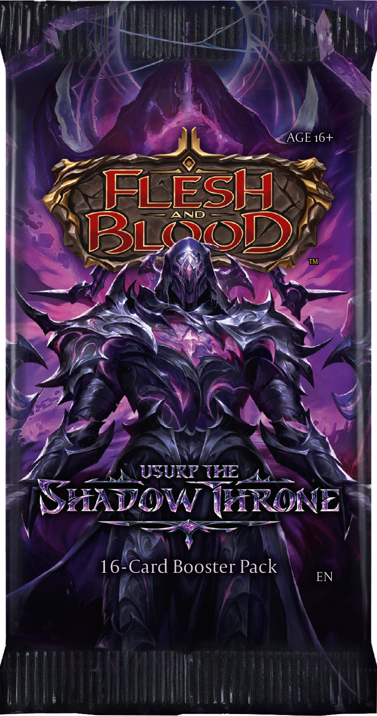FLESH AND BLOOD USURP THE SHADOW THRONE BOOSTER PACK Flesh and Blood Red Claw Gaming | Red Claw Gaming