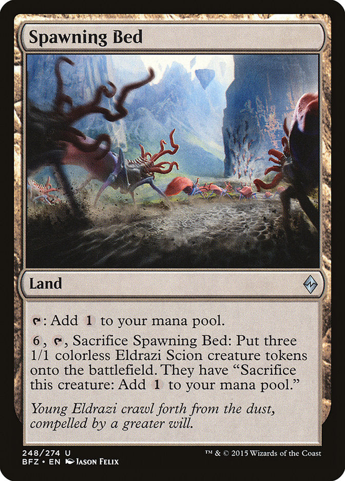 Spawning Bed [Battle for Zendikar] MTG Single Magic: The Gathering | Red Claw Gaming
