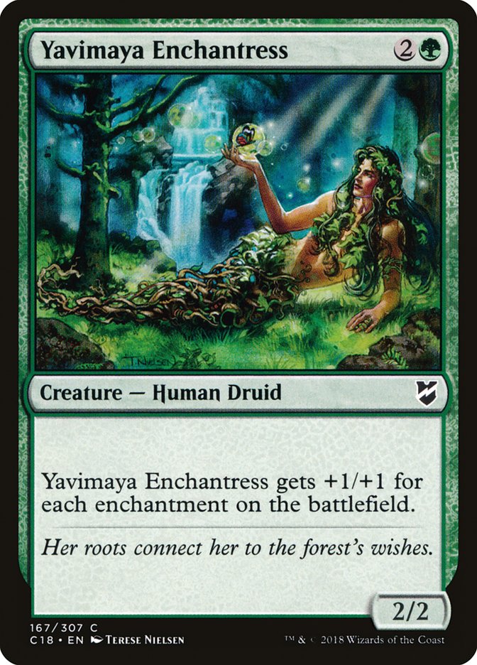 Yavimaya Enchantress [Commander 2018] MTG Single Magic: The Gathering | Red Claw Gaming
