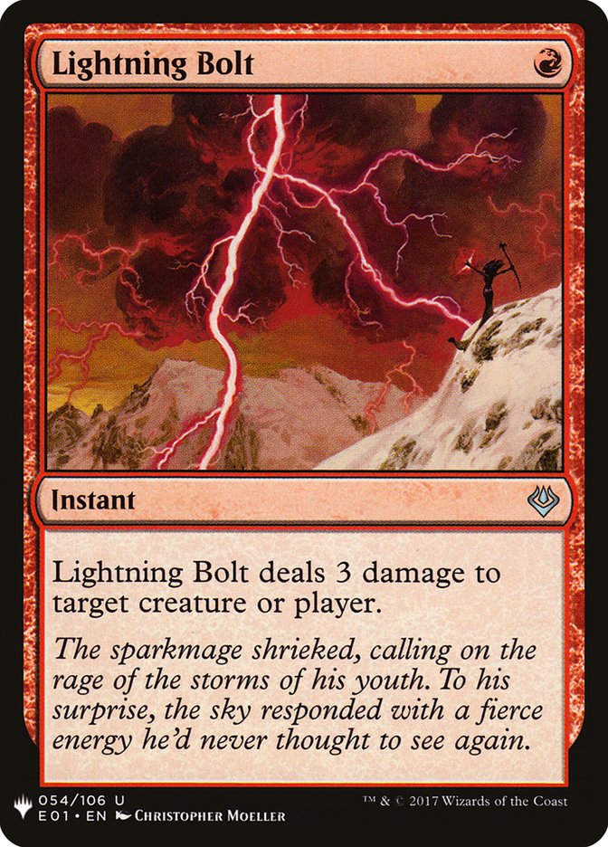 Lightning Bolt [Mystery Booster] MTG Single Magic: The Gathering | Red Claw Gaming