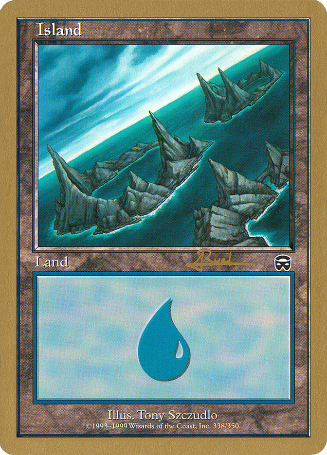 Island (ar338) (Antoine Ruel) [World Championship Decks 2001] MTG Single Magic: The Gathering | Red Claw Gaming