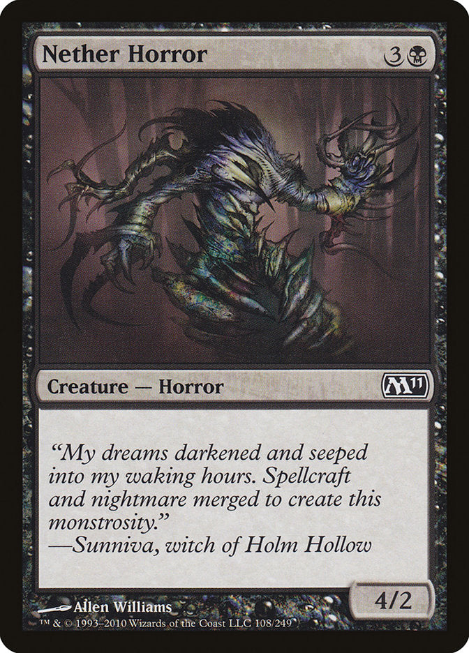 Nether Horror [Magic 2011] MTG Single Magic: The Gathering | Red Claw Gaming