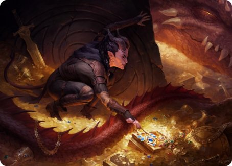 Hoard Robber Art Card [Dungeons & Dragons: Adventures in the Forgotten Realms Art Series] MTG Single Magic: The Gathering | Red Claw Gaming