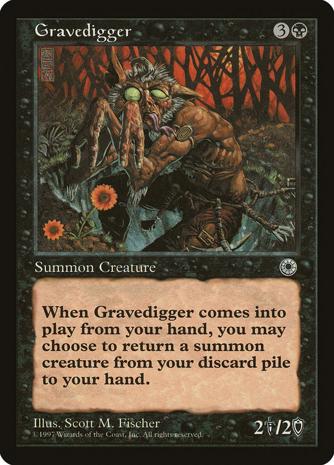 Gravedigger [Portal] MTG Single Magic: The Gathering | Red Claw Gaming