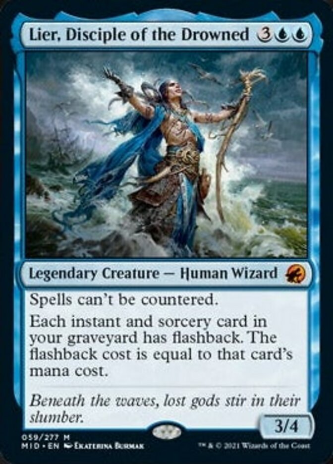 Lier, Disciple of the Drowned [Innistrad: Midnight Hunt] MTG Single Magic: The Gathering | Red Claw Gaming