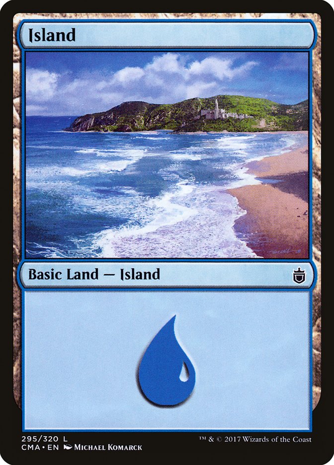 Island (295) [Commander Anthology] MTG Single Magic: The Gathering | Red Claw Gaming