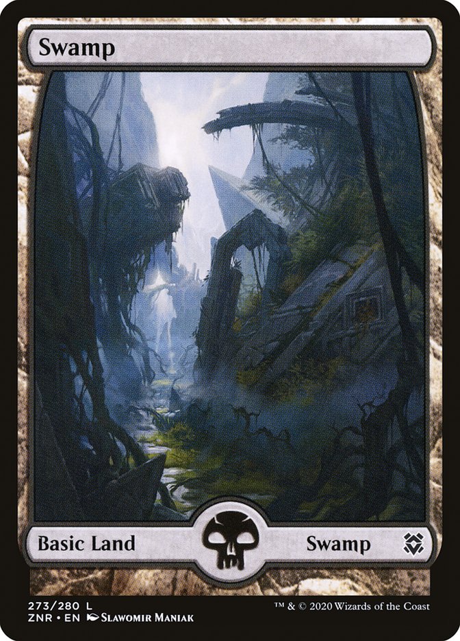 Swamp (273) [Zendikar Rising] MTG Single Magic: The Gathering | Red Claw Gaming