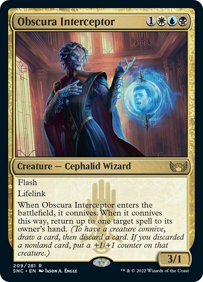 Obscura Interceptor [Streets of New Capenna] MTG Single Magic: The Gathering | Red Claw Gaming
