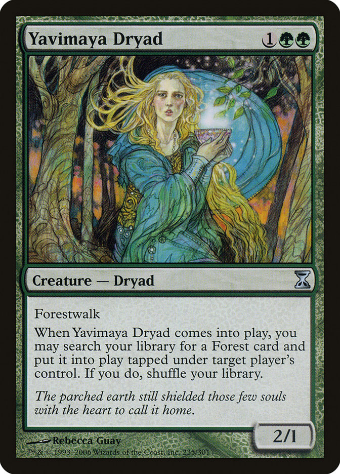 Yavimaya Dryad [Time Spiral] MTG Single Magic: The Gathering | Red Claw Gaming